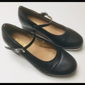 BLOCH - WOMANS - SIZE 5 - BLACK - MARY JANE - TAP DANCE SHOES
